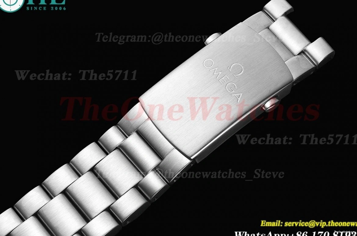 GDF Black 43mm 600m SS Seamaster SS Stk MY8215 0306